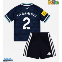 Newcastle United Tino Livramento #2 Bortedraktsett Barn 2026-27 Kortermet (+ Korte bukser)